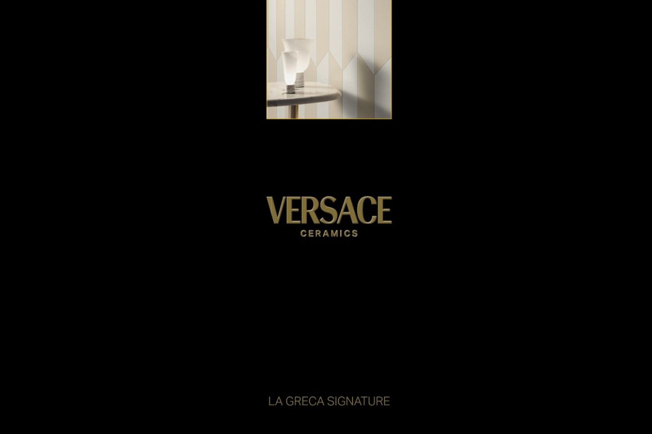 płytki ceramiczne Versace Ceramics kolekcja LA GRECA SIGNATURE
